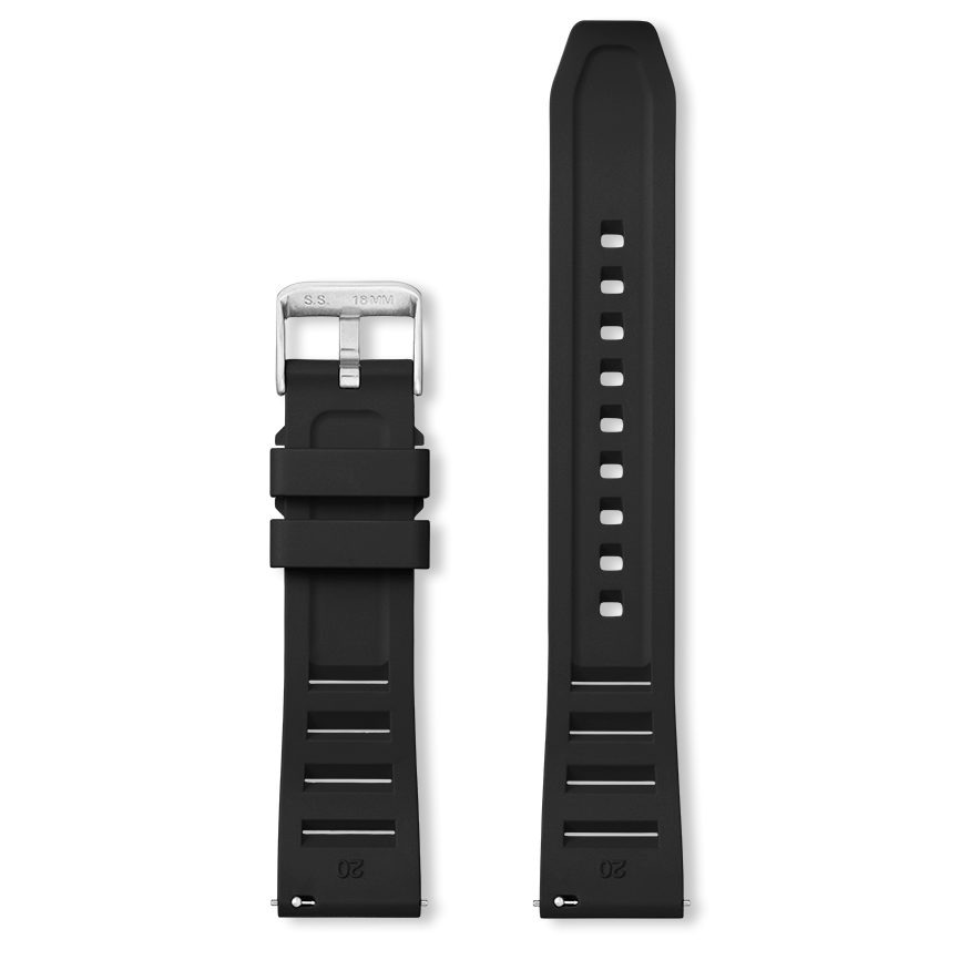 Bracelet montre SHARK (Noir, Noir, 20/18, 125/80, Homme) - Photo 5