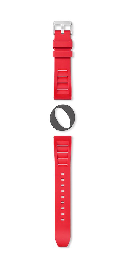 Bracelet montre SHARK (Rouge, Rouge, 20/18, 125/80, Homme) - Photo 2
