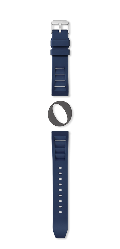 Bracelet montre SHARK (Bleu, Marine, 20/18, 125/80, Homme) - Photo 2