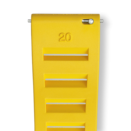 Bracelet montre SHARK (Jaune, Jaune, 20/18, 125/80, Homme) - Photo 3