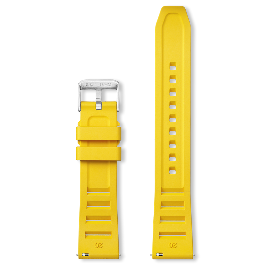 Bracelet montre SHARK (Jaune, Jaune, 20/18, 125/80, Homme) - Photo 5