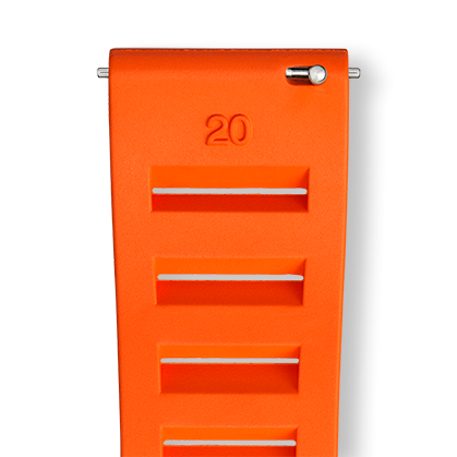 Bracelet montre SHARK (Orange, Orange, 20/18, 125/80, Homme) - Photo 3