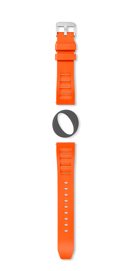 Bracelet montre SHARK (Orange, Orange, 20/18, 125/80, Homme) - Photo 2