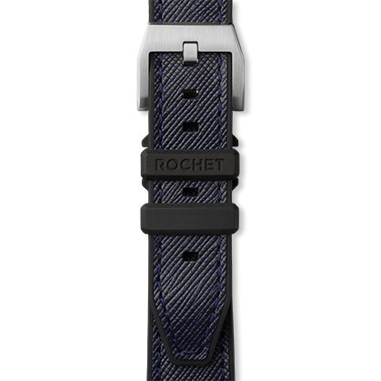 Bracelet montre TORINO (Bleu, Marine, 20/18, 120/80, Homme) - Photo 4