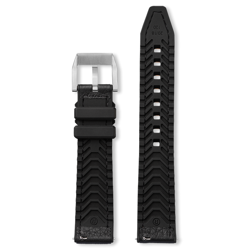 Bracelet montre CORDOBA (Noir, Noir, 20/18, 120/80, Homme) - Photo 5