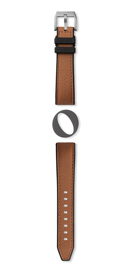 Bracelet montre CORDOBA (Marron, Cognac, 20/18, 120/80, Homme) - Photo 2