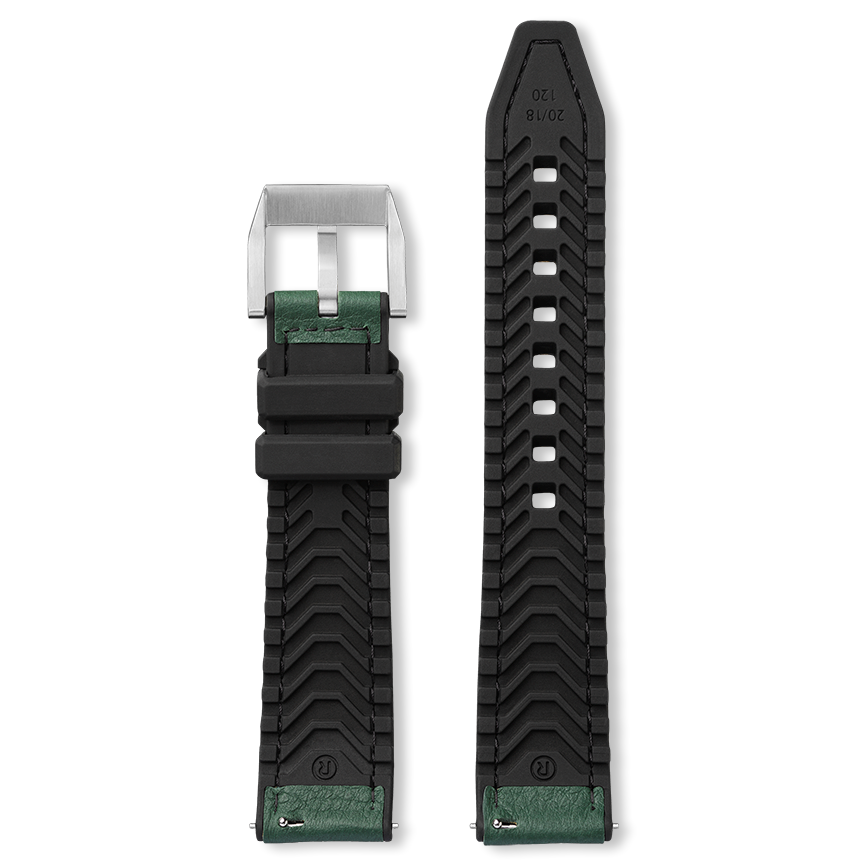 Bracelet montre CORDOBA (Vert, Vert empire, 20/18, 120/80, Homme) - Photo 5
