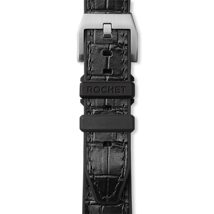 Bracelet montre TROCADERO (Noir, Noir, 20/18, 120/80, Homme) - Photo 4