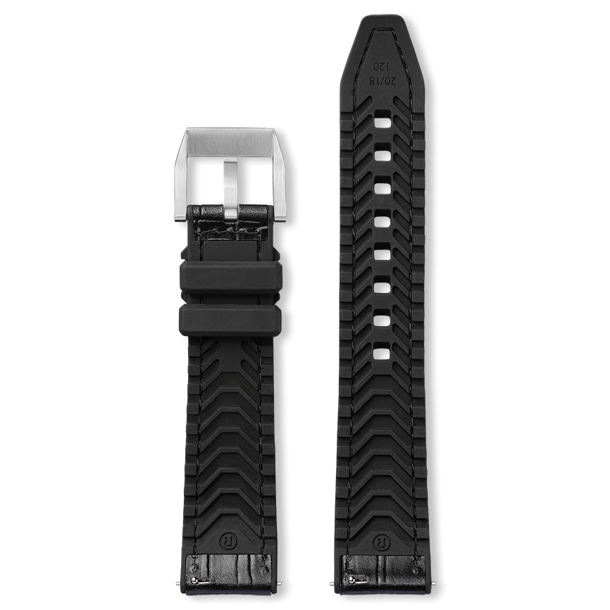 Bracelet montre TROCADERO (Noir, Noir, 20/18, 120/80, Homme) - Photo 5