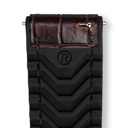 Bracelet montre TROCADERO (Marron, Vison, 20/18, 120/80, Homme) - Photo 3