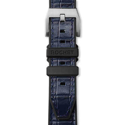 Bracelet montre TROCADERO (Bleu, Marine, 20/18, 120/80, Homme) - Photo 4