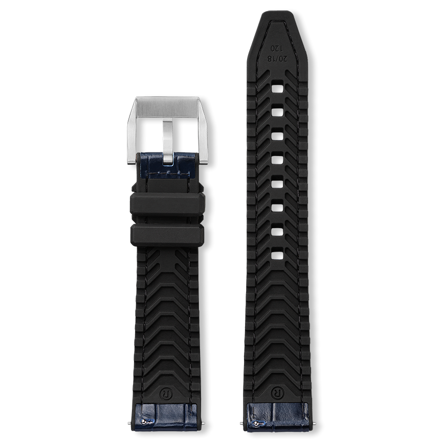 Bracelet montre TROCADERO (Bleu, Marine, 20/18, 120/80, Homme) - Photo 5