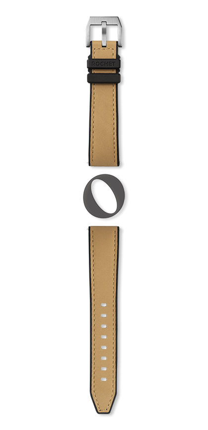 Bracelet montre SAHARA (Beige, Sable, 20/18, 120/80, Homme) - Photo 2