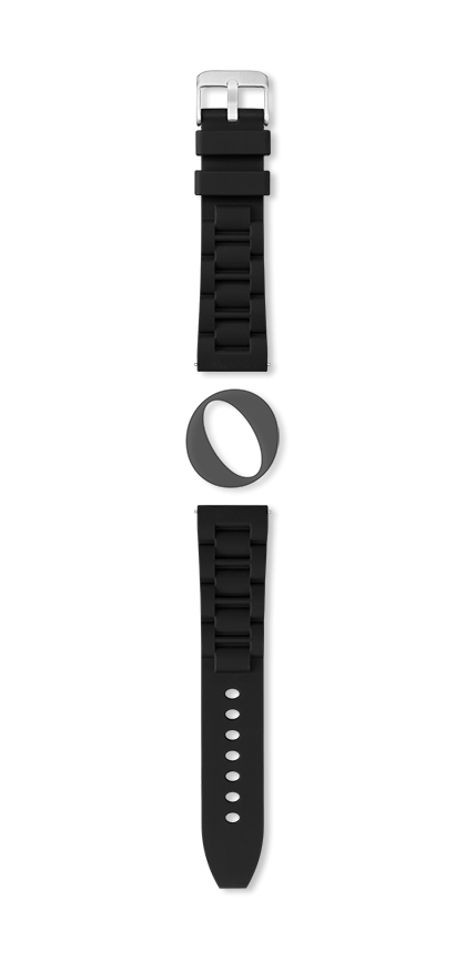 Bracelet montre BOGEY (Noir, Noir, 20/18, 109/75, Homme) - Photo 2