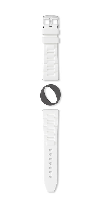 Bracelet montre BOGEY (Blanc, Blanc, 20/18, 109/75, Homme) - Photo 2