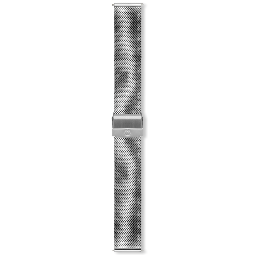 CAPRI watch strap (Grey, Silvery, 22/22, 110/70)