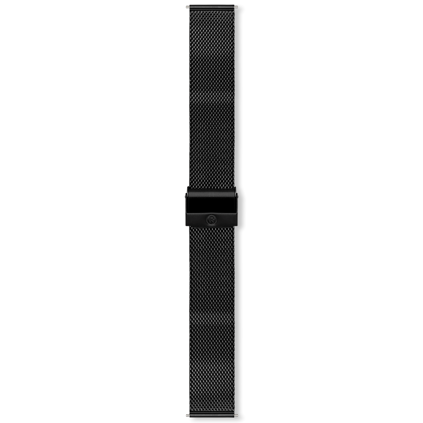 CAPRI watch strap (Black, Black, 22/22, 110/70)