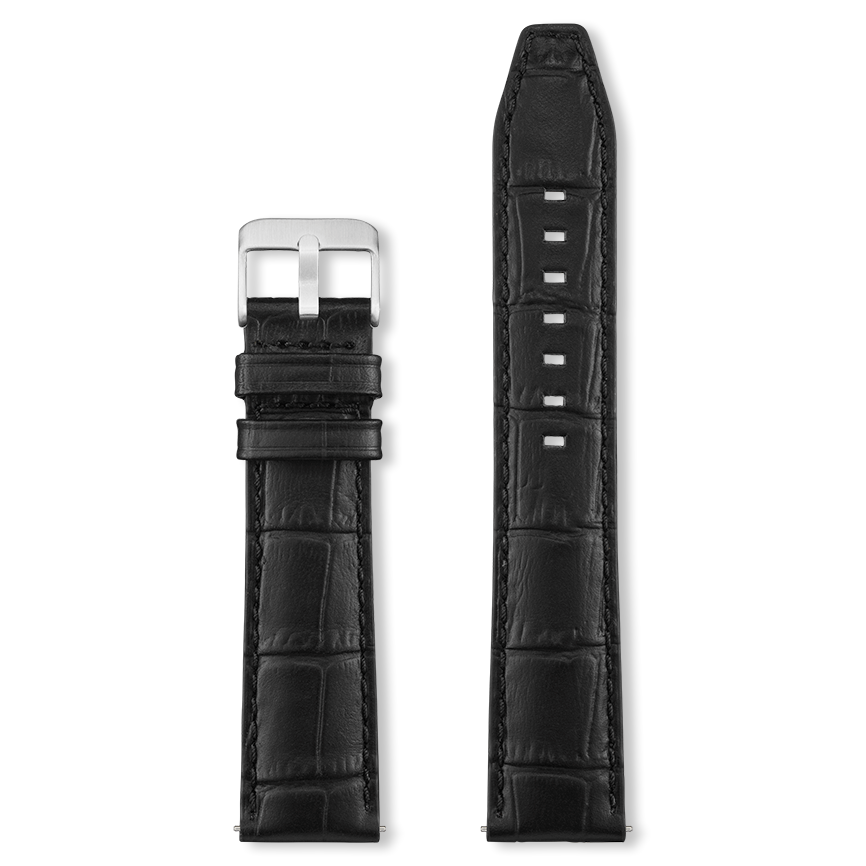 Bracelet montre INDIANA (Noir, Noir, 20/18, 120/80, Homme)