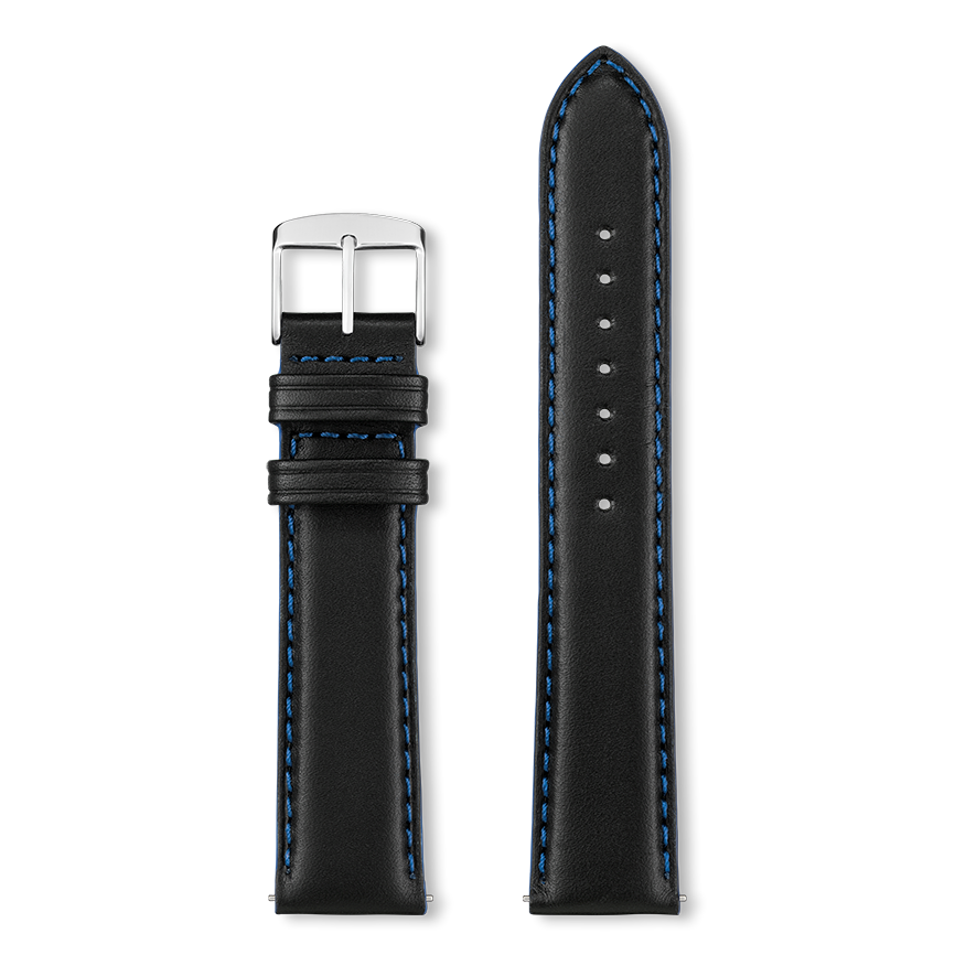 Bracelet montre NEPTUNE (Noir, Noir, 22/20, 115/80, Homme)