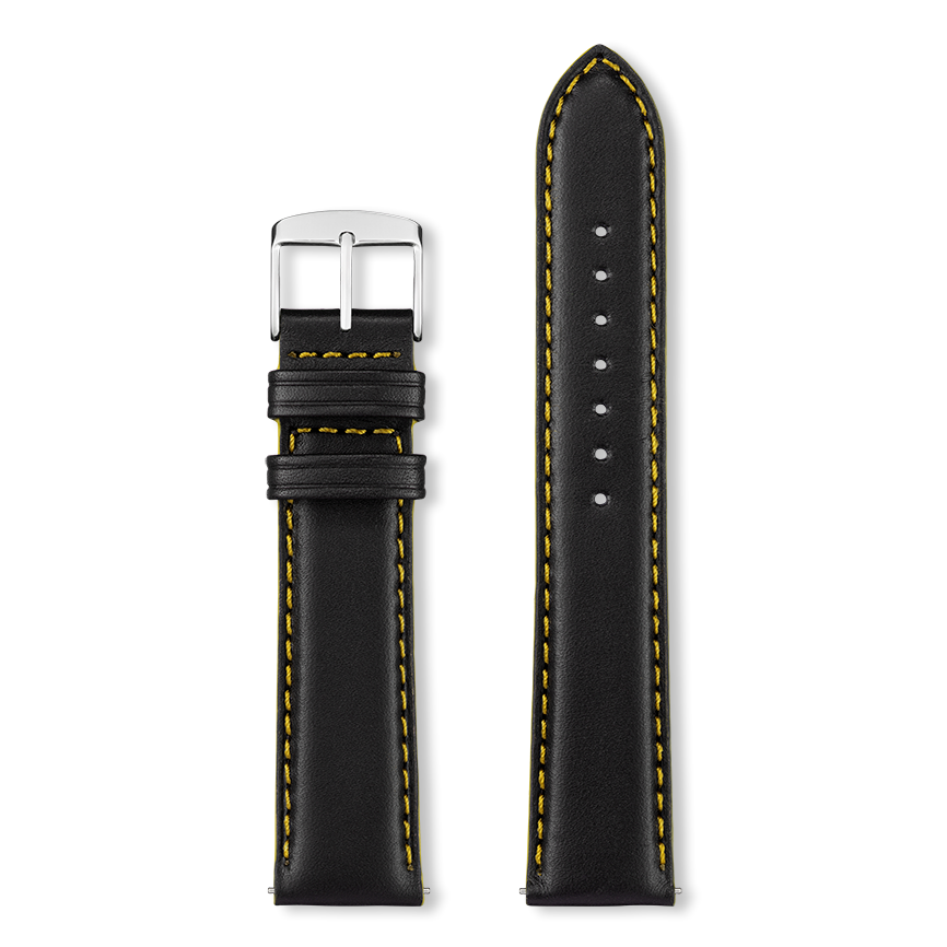 Bracelet montre NEPTUNE (Noir, Noir, 22/20, 115/80, Homme)